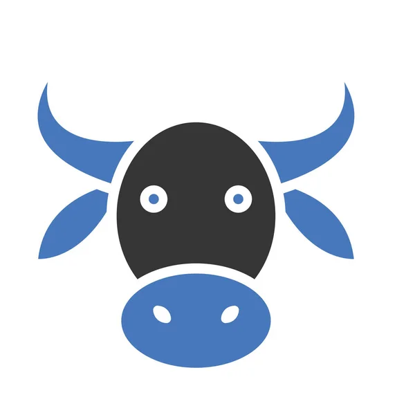 Buffalo Isolated Vector Icon Can Easily Modified Edited — Stock Vector