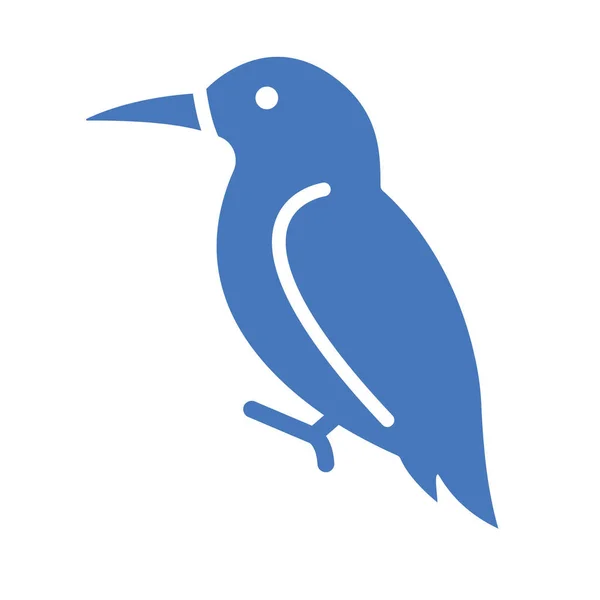 Hummingbird Ícone Vetor Isolado Que Pode Ser Facilmente Modificado Editado — Vetor de Stock