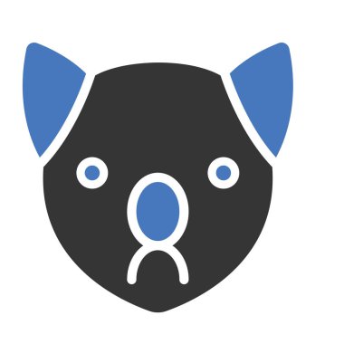 Yaban domuzu izole edilmiş vektör simgesi kolayca değiştirilebilir ya da düzenlenebilir