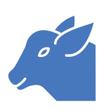 Kolayca değiştirilebilen ya da düzenlenebilen Keçi İzole Vektör simgesi