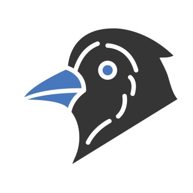 Kolayca değiştirilebilen ya da düzenlenebilen güvercin izole edilmiş Vektör simgesi