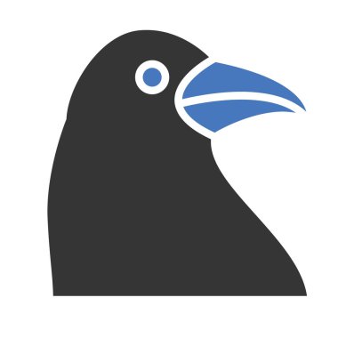 Kolayca değiştirilebilen ya da düzenlenebilen güvercin izole edilmiş Vektör simgesi