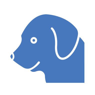 Kolayca değiştirilebilen ya da düzenlenebilen Köpek İzole Vektör simgesi