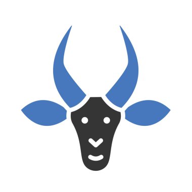 Dağ Keçisi İzole edilmiş Vektör simgesi Kolayca değiştirilebilir veya düzenlenebilir