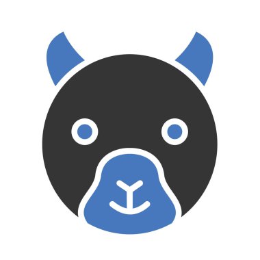 Kolayca değiştirilebilen ya da düzenlenebilen Ayıcık İzole Vektör simgesi