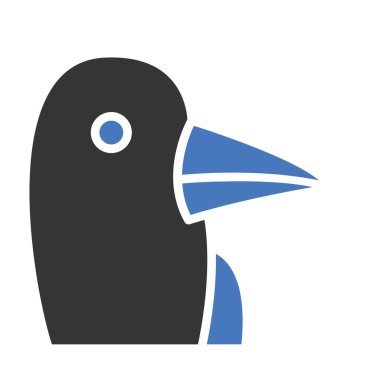 Kolayca değiştirilebilen ya da düzenlenebilen Ördek İzole Vektör simgesi