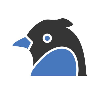 Kırmızı Macaw Kolayca değiştirilebilir veya düzenlenebilir Vektör simgesi