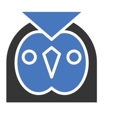 Kolayca değiştirilebilen ya da düzenlenebilen Baykuş İzole Vektör simgesi