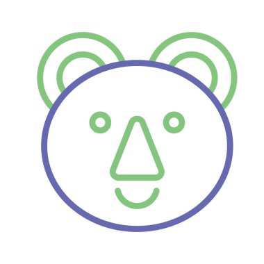 Kolayca değiştirilebilen ya da düzenlenebilen Ayıcık İzole Vektör simgesi