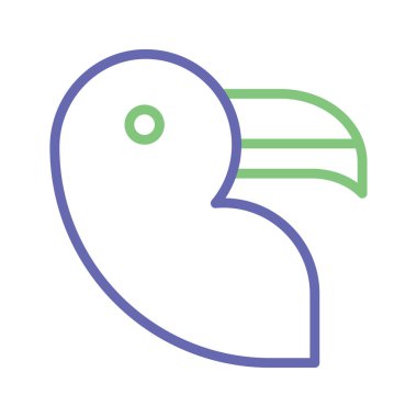 Kolayca değiştirilebilen ya da düzenlenebilen Ördek İzole Vektör simgesi