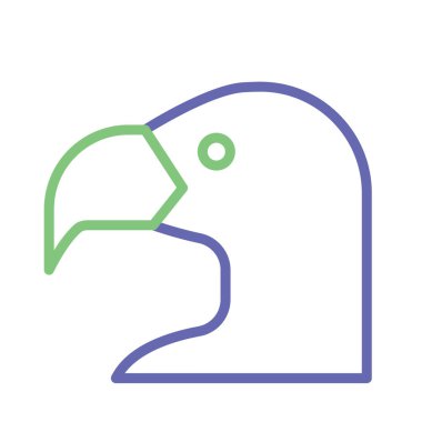 Kolayca değiştirilebilen ya da düzenlenebilen izole edilmiş vektör simgesi