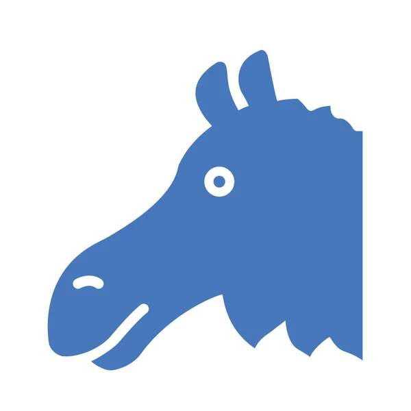 Donkey Icono Vectorial Aislado Que Puede Modificar Editar Fácilmente — Archivo Imágenes Vectoriales