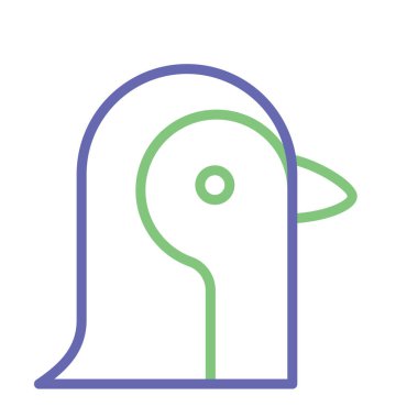 Kartal İzole Vektör simgesi Kolayca değiştirilebilir veya düzenlenebilir