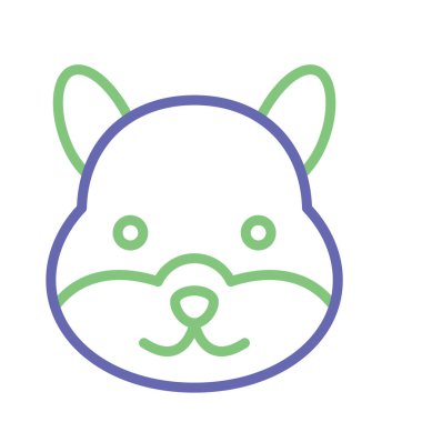 Kolayca değiştirilebilen ya da düzenlenebilen Kedi İzole Vektör simgesi