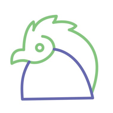 Kartal İzole Vektör simgesi Kolayca değiştirilebilir veya düzenlenebilir