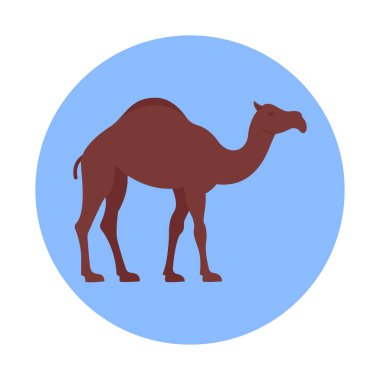 Körfez devesi izole edilmiş vektör simgesi kolayca değiştirilebilir ya da düzenlenebilir