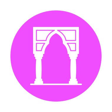 Kolayca değiştirilebilen ya da düzenlenebilen izole edilmiş vektör simgesine giriş