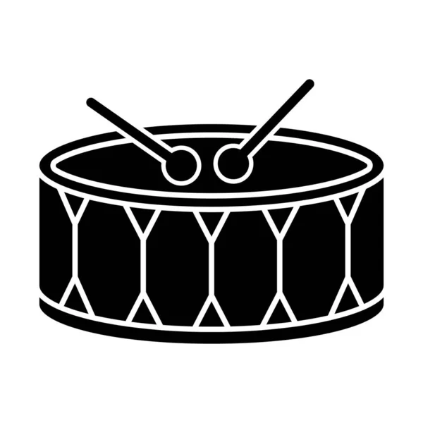 Drum Beat Isoliertes Vektorsymbol Das Leicht Verändert Oder Bearbeitet Werden — Stockvektor