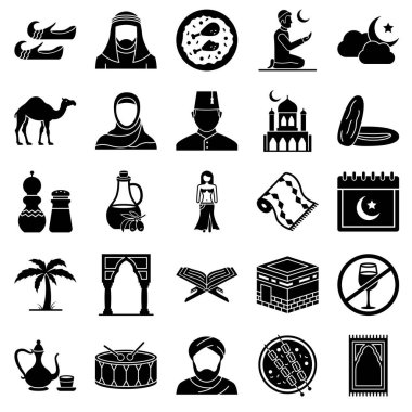 Körfez Kültürü İzole Vektör simgesi Kolayca değiştirilebilir veya düzenlenebilir