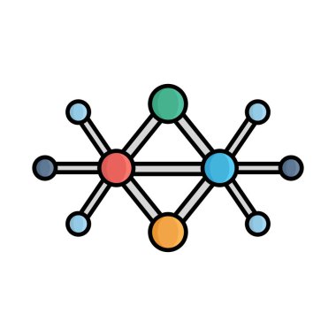 Kimyasal genler izole edilmiş Vektör simgesi kolayca değiştirilebilir ya da düzenlenebilir