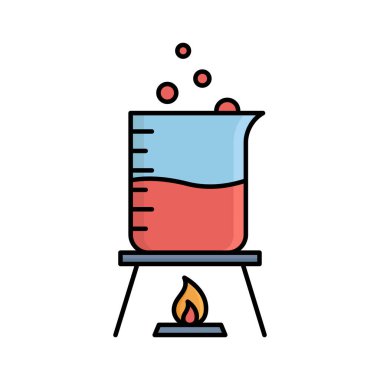 Kolayca değiştirilebilen ya da düzenlenebilen izole edilmiş vektör simgesi test ediliyor