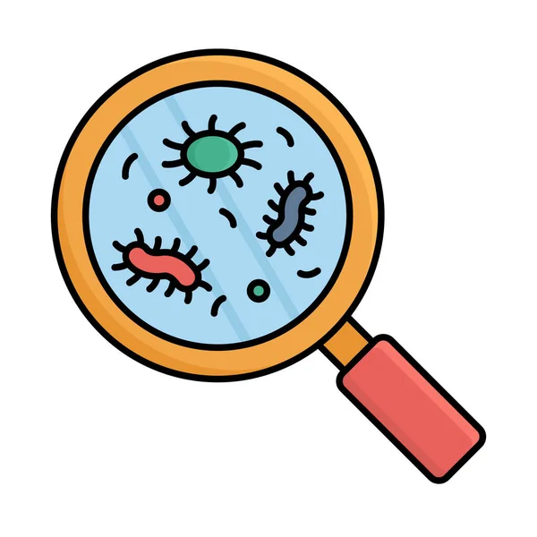 Virus Scanning Isolated Vector Icon Can Easily Modified Edited — Stock Vector