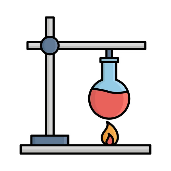 Laboratorní Test Izolované Vektorové Ikony Které Lze Snadno Upravit Nebo — Stockový vektor