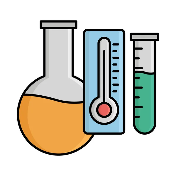 Bioteszt Lombikkal Elszigetelt Vektor Ikon Amely Könnyen Módosítható Vagy Szerkeszthető — Stock Vector