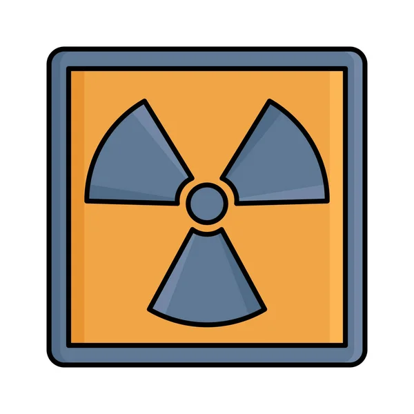 Biohazard Isolated Vector Icon Can Easily Modified Edited — Stock Vector