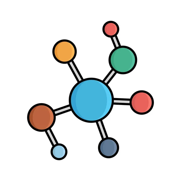 Connessione Atomica Isolato Icona Vettoriale Che Può Essere Facilmente Modificata — Vettoriale Stock