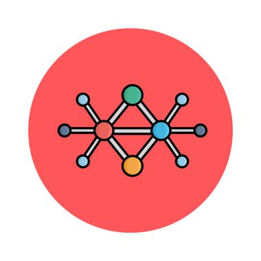 Kimyasal genler izole edilmiş Vektör simgesi kolayca değiştirilebilir ya da düzenlenebilir