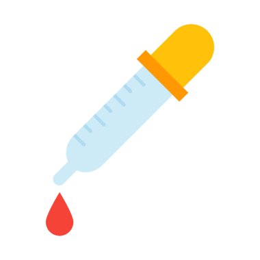 Test düşürücü izole edilmiş vektör simgesi kolayca değiştirilebilir ya da düzenlenebilir