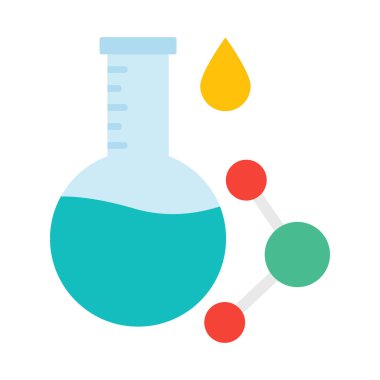 Beaker izole edilmiş vektör simgesi kolayca değiştirilebilir ya da düzenlenebilir