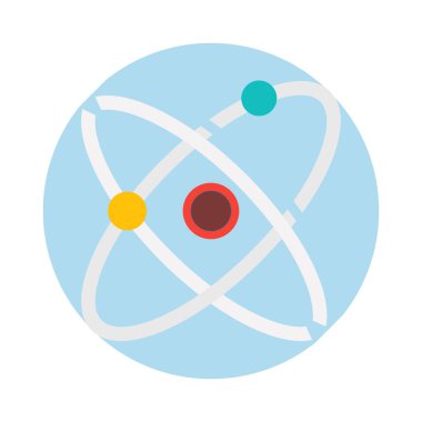 Nötron formülü izole edilmiş vektör simgesi kolayca değiştirilebilir ya da düzenlenebilir