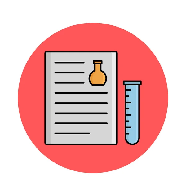 Bio Report Isolated Vector Icon Can Easily Modified Edited — Stock Vector