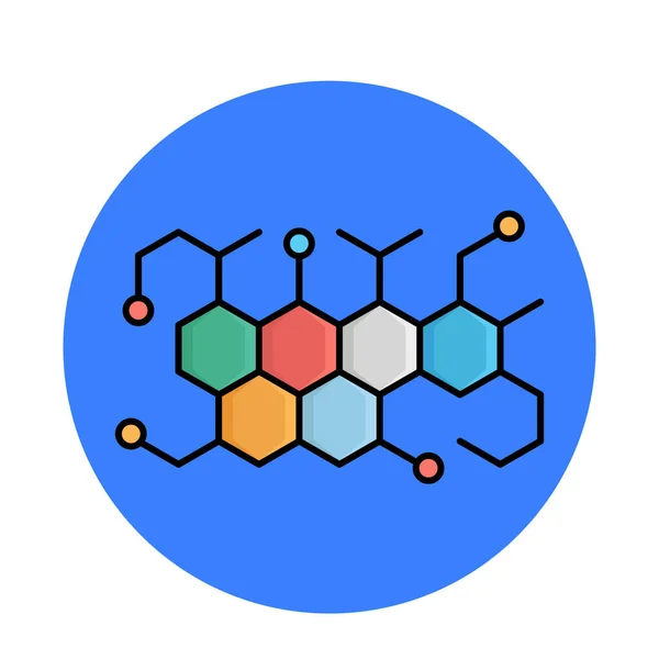 化学分子分离向量图标 易于修改或编辑 — 图库矢量图片