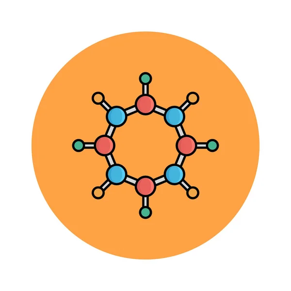 Izolowana Ikona Wektora Atomów Którą Można Łatwo Modyfikować Lub Edytować — Wektor stockowy
