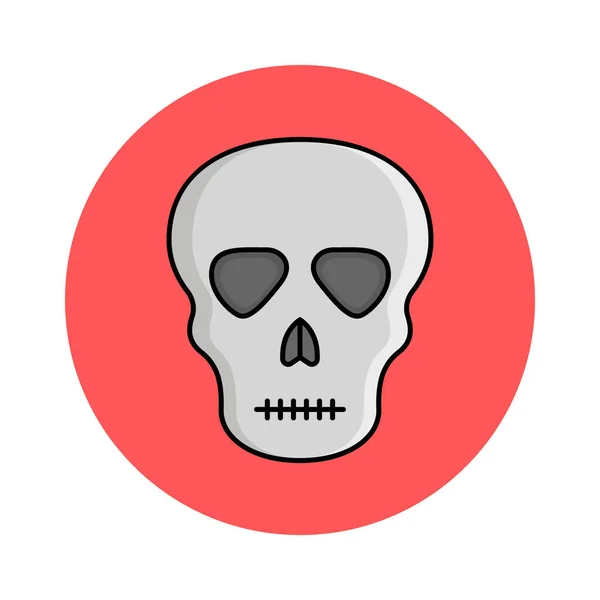 Skelton Isolated Vector Icon Can Easily Modified Edited — Stockový vektor