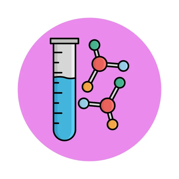 Prüflabor Isoliertes Vektorsymbol Das Leicht Modifiziert Oder Bearbeitet Werden Kann — Stockvektor