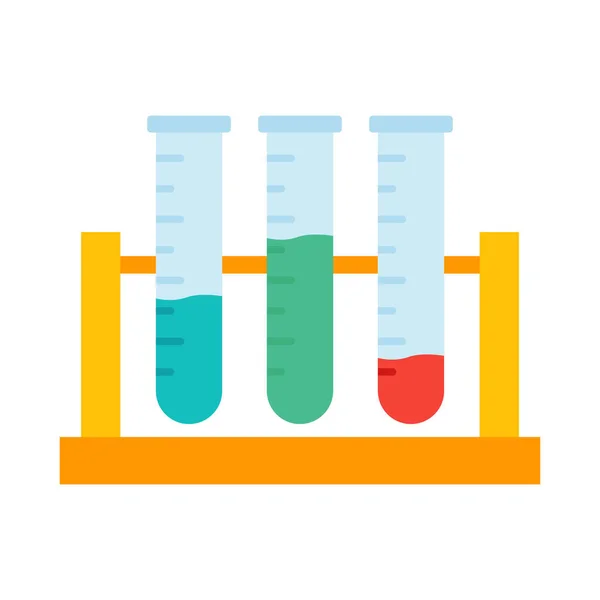 Εργαστηριακή Φιάλη Μεμονωμένο Εικονίδιο Διάνυσμα Που Μπορεί Εύκολα Τροποποιηθεί Επεξεργαστεί — Διανυσματικό Αρχείο