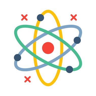 Kolayca değiştirilebilir ya da düzenlenebilir elektron bağlantısı izole edilmiş Vektör simgesi