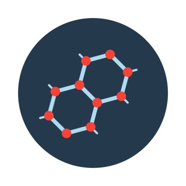 Kolayca değiştirilebilen ya da düzenlenebilen Atomlar İzole Vektör simgesi