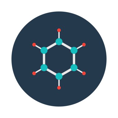 Kimyasal atom izole edilmiş Vektör simgesi kolayca değiştirilebilir ya da düzenlenebilir