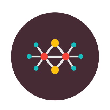 Kimyasal genler izole edilmiş Vektör simgesi kolayca değiştirilebilir ya da düzenlenebilir