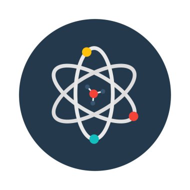 Kolayca değiştirilebilen ya da düzenlenebilen elektron izole edilmiş Vektör simgesi