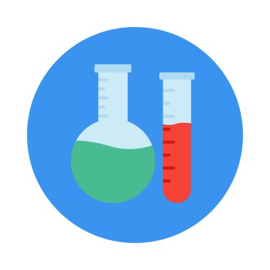 Beaker izole edilmiş vektör simgesi kolayca değiştirilebilir ya da düzenlenebilir