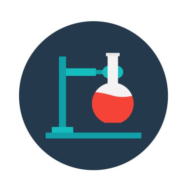 Kimyasal şişe izole edilmiş vektör simgesi kolayca değiştirilebilir ya da düzenlenebilir