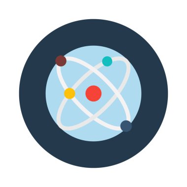 Nötron formülü izole edilmiş vektör simgesi kolayca değiştirilebilir ya da düzenlenebilir