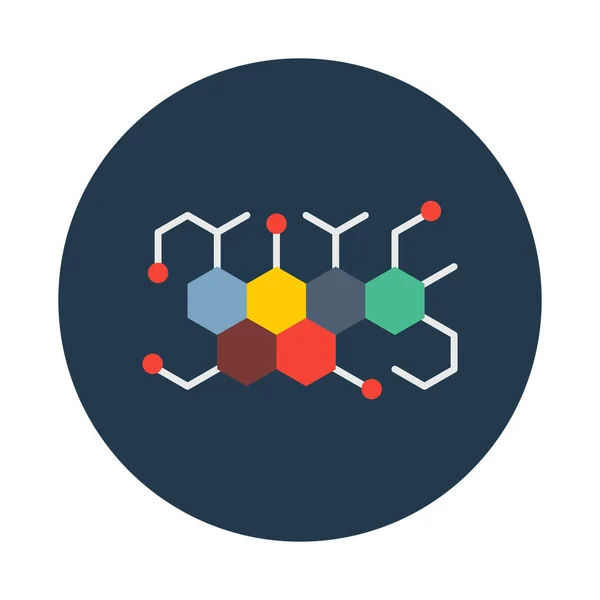 Chemická Molekula Izolovaná Ikona Vektoru Kterou Lze Snadno Upravit Nebo — Stockový vektor