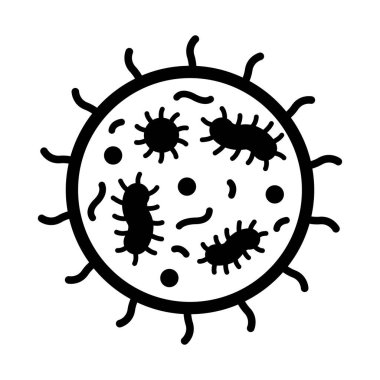 Kolayca değiştirilebilen ya da düzenlenebilen sperm izole edilmiş vektör simgesi